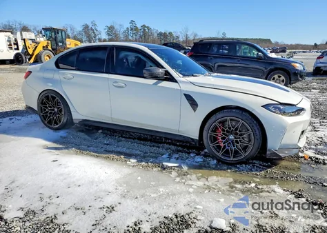 2024 BMW M3 Cs из США, поврежденный, VIN WBS63AY09RFS41618